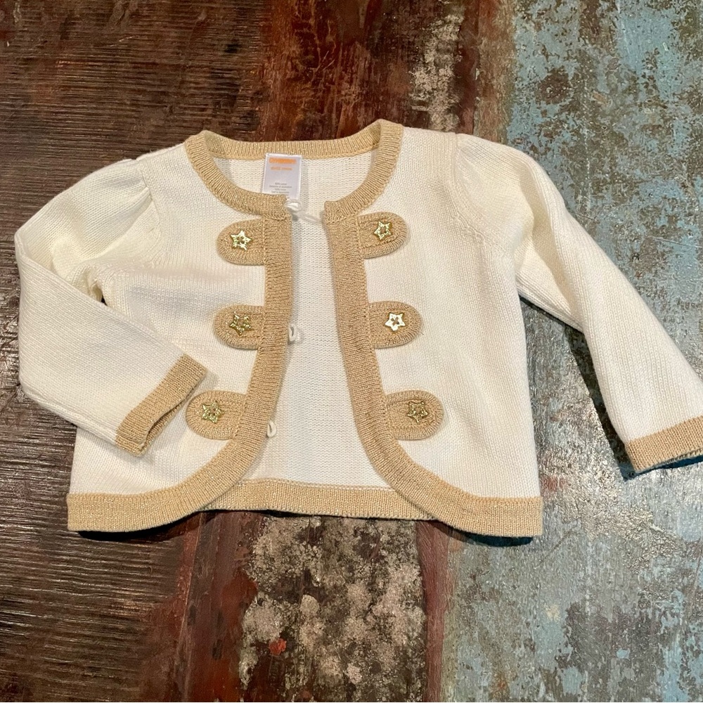 Gymboree Cream and Tan Kids Sweater